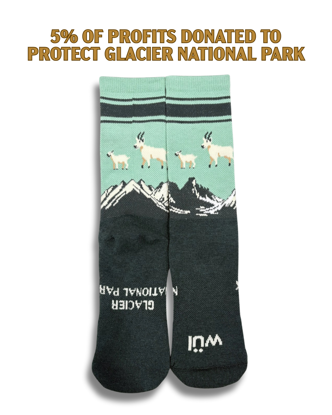 Glacier National Park - Mountain Goat Incrediwool® Crew