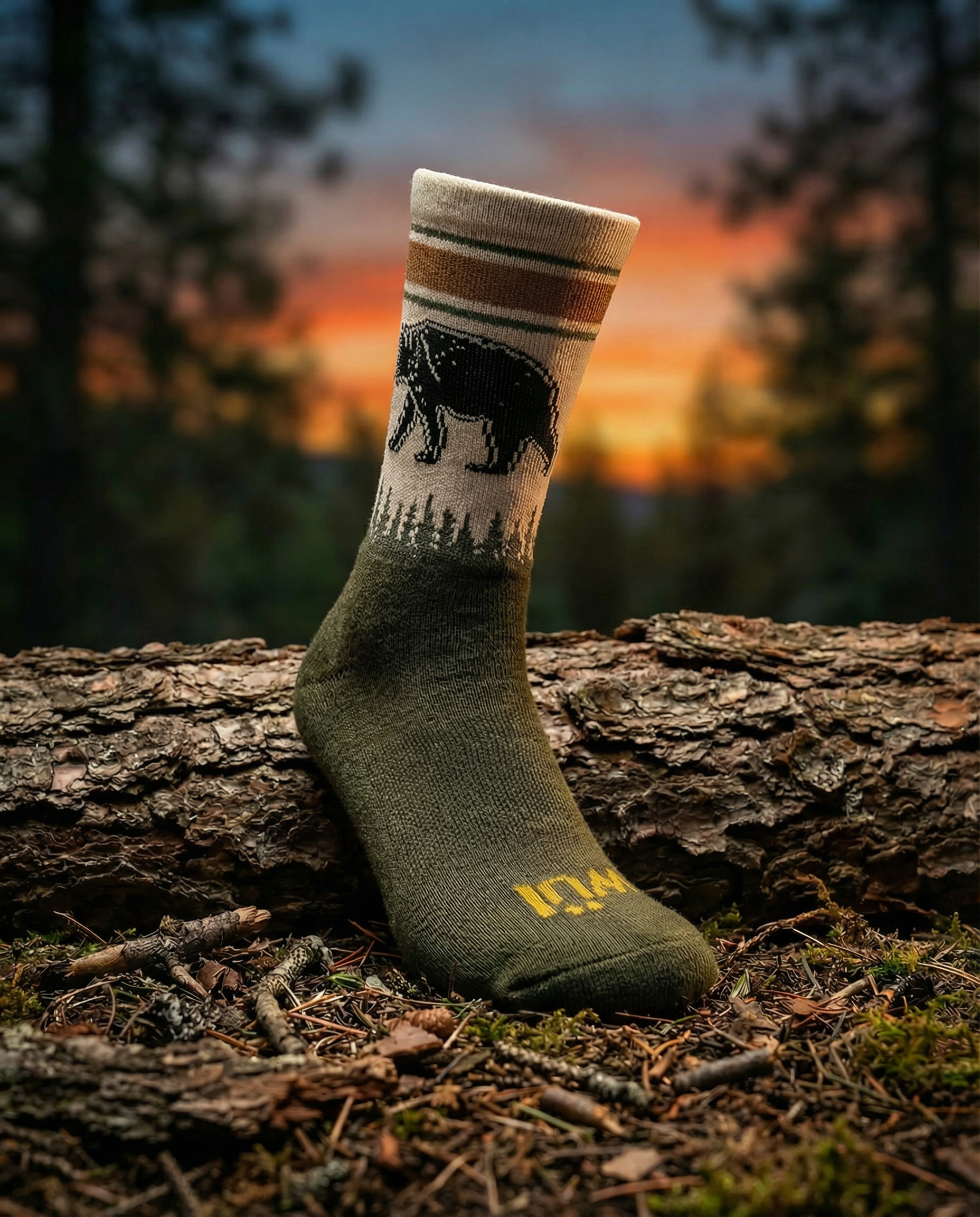 Mount Rainier National Park - Black Bear Incrediwool® Crew