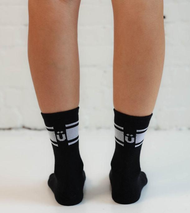 Unisex 5" Retro Stripe Crew Sock