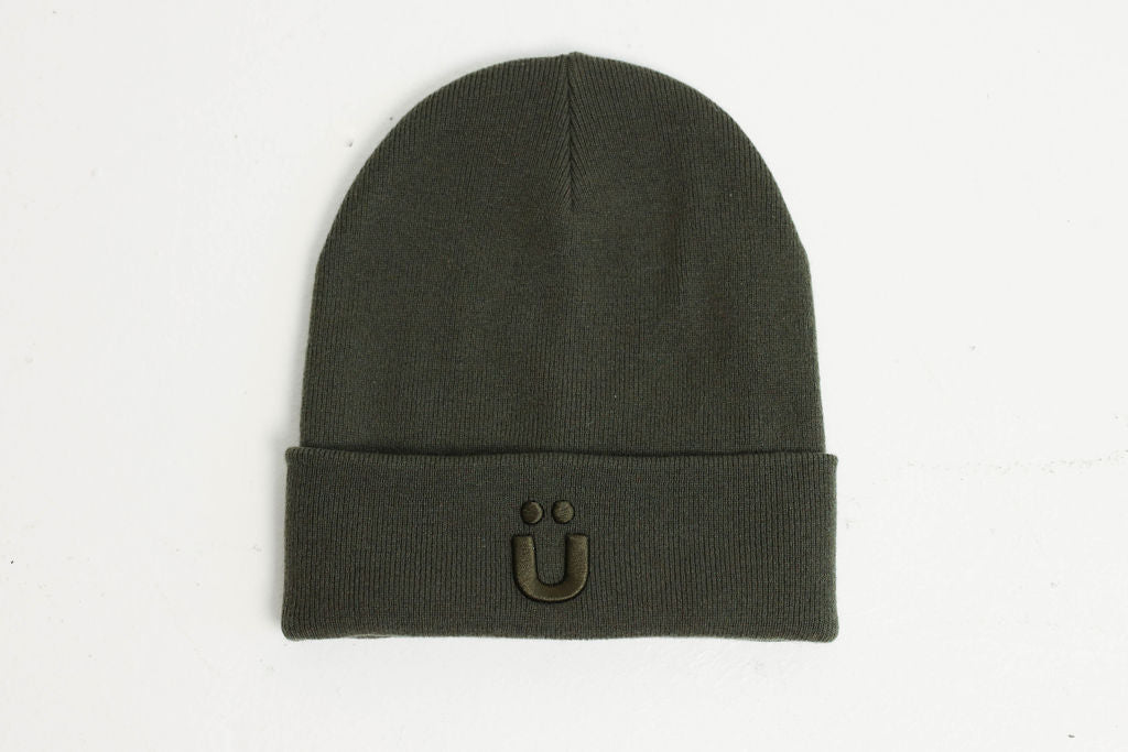Merino-Cashmere Ribbed Beanie