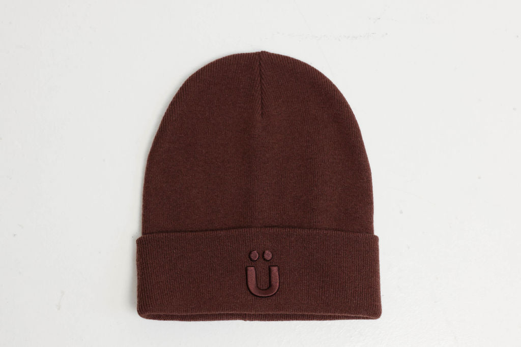 Merino-Cashmere Ribbed Beanie