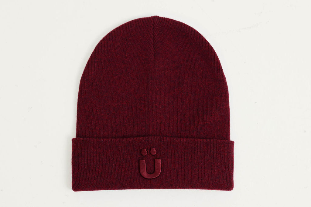 Merino-Cashmere Ribbed Beanie