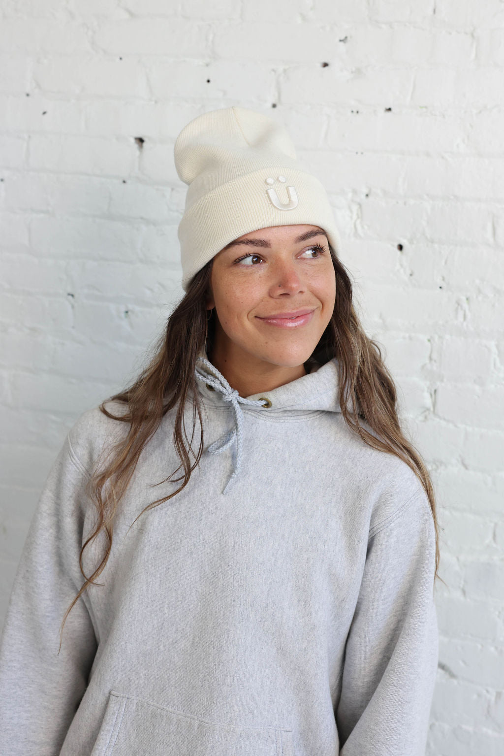 Merino-Cashmere Ribbed Beanie