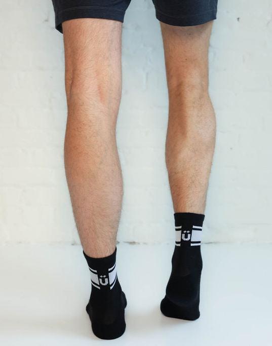 Unisex 5" Retro Stripe Crew Sock