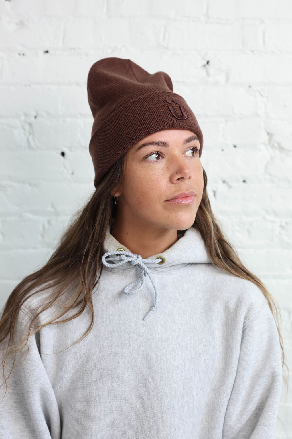 Merino-Cashmere Ribbed Beanie