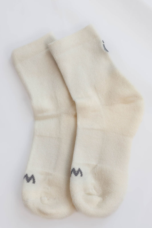 Premium Merino Wool Unisex Quarter-Crew Cushioned Socks | Wül Ü Sock